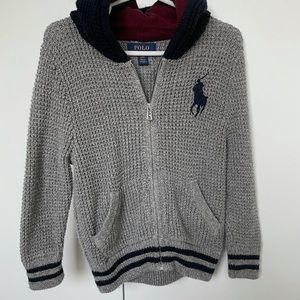 Boys Ralph Lauren knit hoody